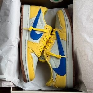 Jordan 1 low Travis Scott canary